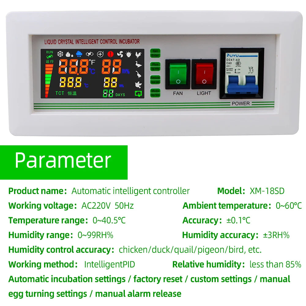 XM-18SD &ndash; Automatic Temperature Humidity Control System
