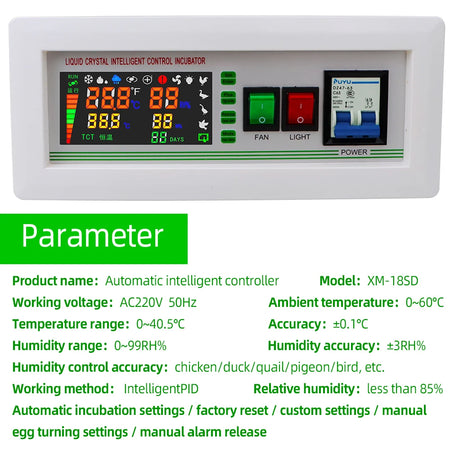 XM-18SD &ndash; Automatic Temperature Humidity Control System