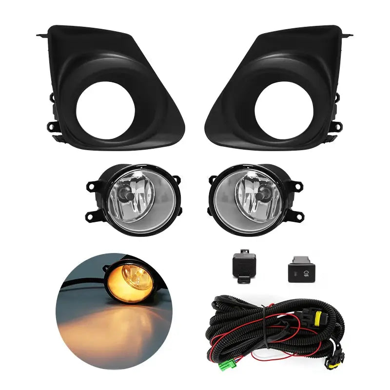 For Toyota Corolla Altis 2011 2012 2013 Fog Light Lamp Daytime Running Chrome Wires Switch Relay by InterCyprus Trading Ltd