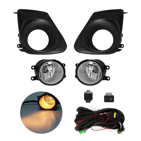For Toyota Corolla Altis 2011 2012 2013 Fog Light Lamp Daytime Running Chrome Wires Switch Relay by InterCyprus Trading Ltd
