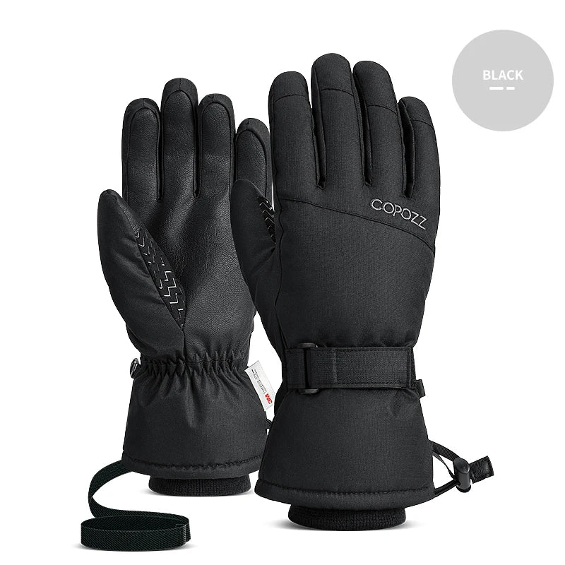 Copozz 20602 Ski Gloves &ndash; Ultralight Waterproof Warmth black / M