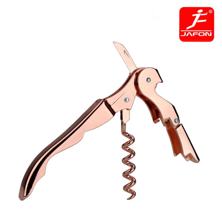 Viski KO418 Waiters Friend Corkscrew 3 In 1 Portable Opener Rose Gold