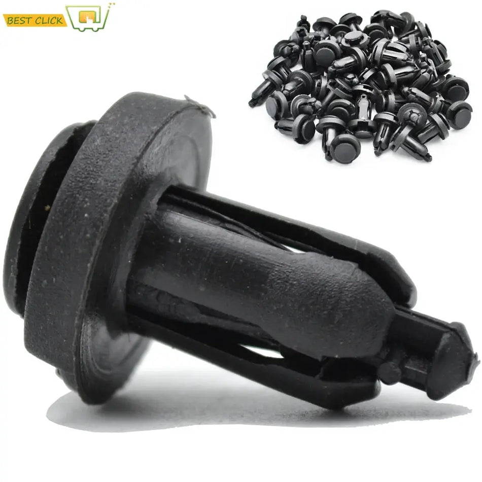 10mm 50Pcs Auto Car Bumper Clips Retainer Fastener Rivet Door Panel Fender Liner For Honda Accord Civic CRV HRV Acura MDX TL by InterCyprus Trading Ltd