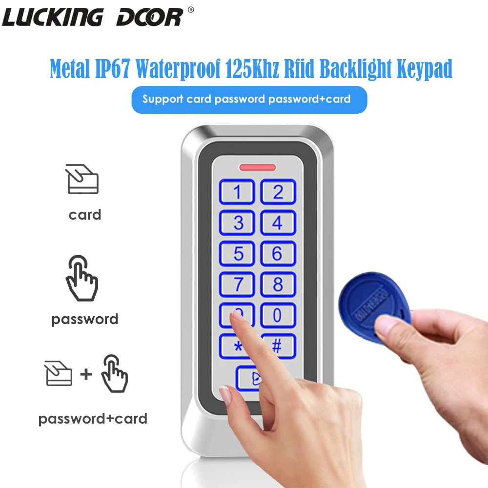 M6 Backlight RFID Reader &ndash; IP67 Waterproof Access Control