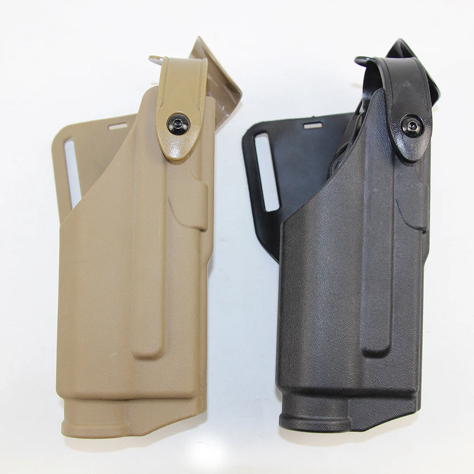 Labās rokas pistoles kabata ar gaismas stiprinājumu Glock 17 19 22 ABS jostai