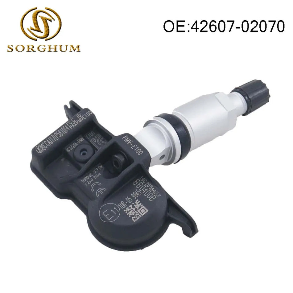 Senzor TPMS pentru Toyota PMV-E100 42607-02070 înlocuire senzor de monitorizare a presiunii pneurilor