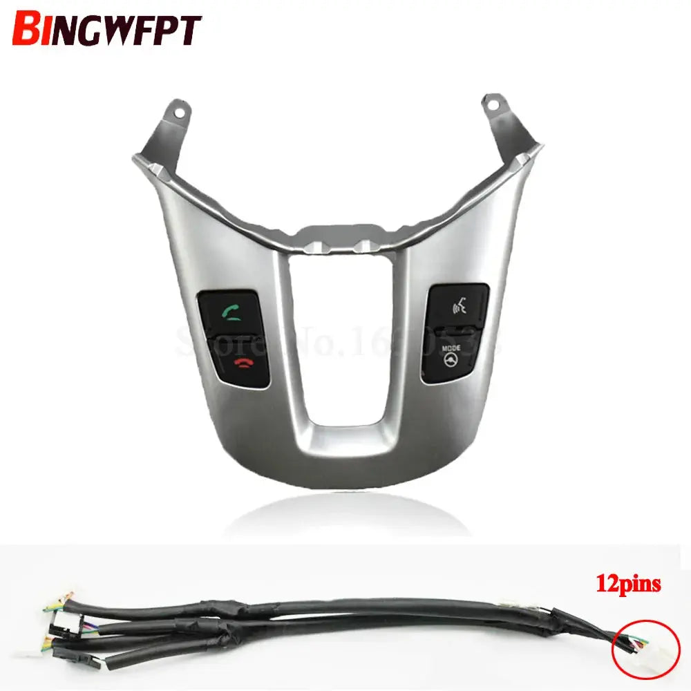 Multi Function Steering Wheel Audio Cruise Control Buttons For Kia Sportage SL Wth Backlight Button Switch & Bluetooth Panel by InterCyprus Trading Ltd