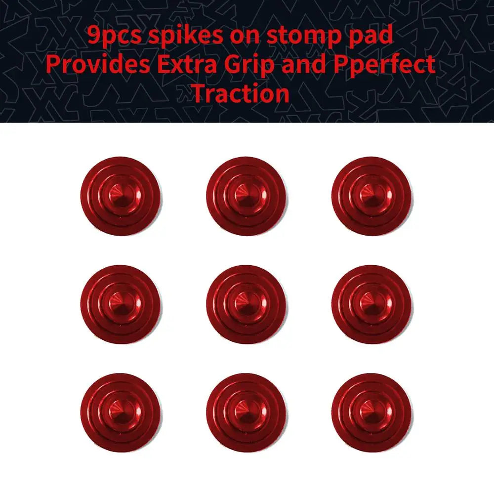 XCMAN 4 Layer Cone Studs Snowboard Stomp Pad &ndash; Durable Red / CHINA