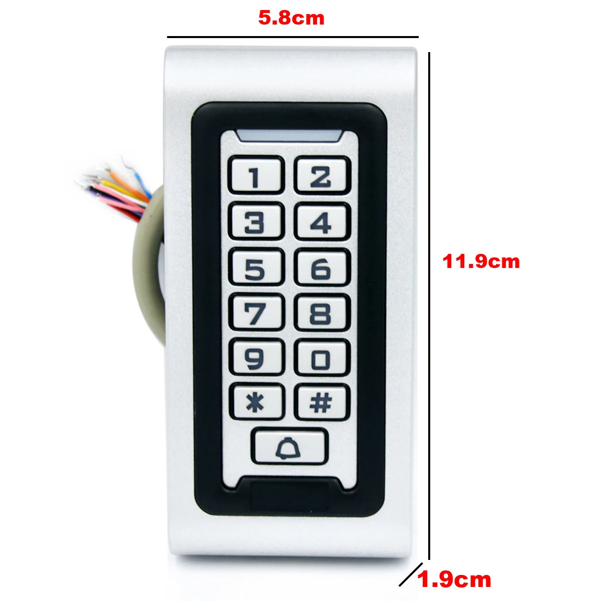 S601EM-W &ndash; Backlight RFID Reader 1000 Users IP65 Waterproof