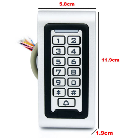 S601EM-W &ndash; Backlight RFID Reader 1000 Users IP65 Waterproof
