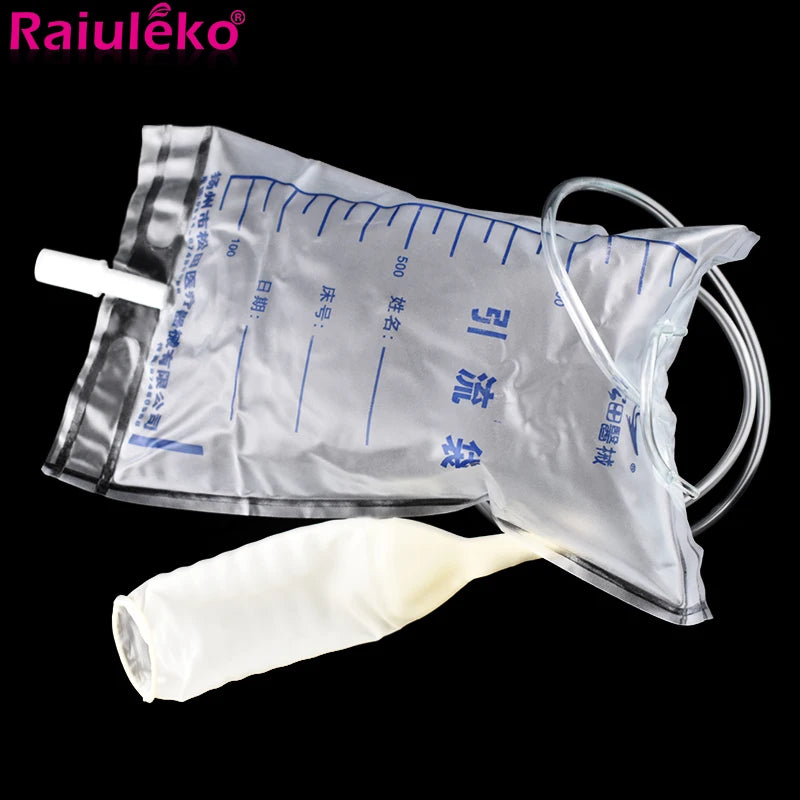 5Pcs Lot Male Urine Drainage Bag 1000ML For Incontinence