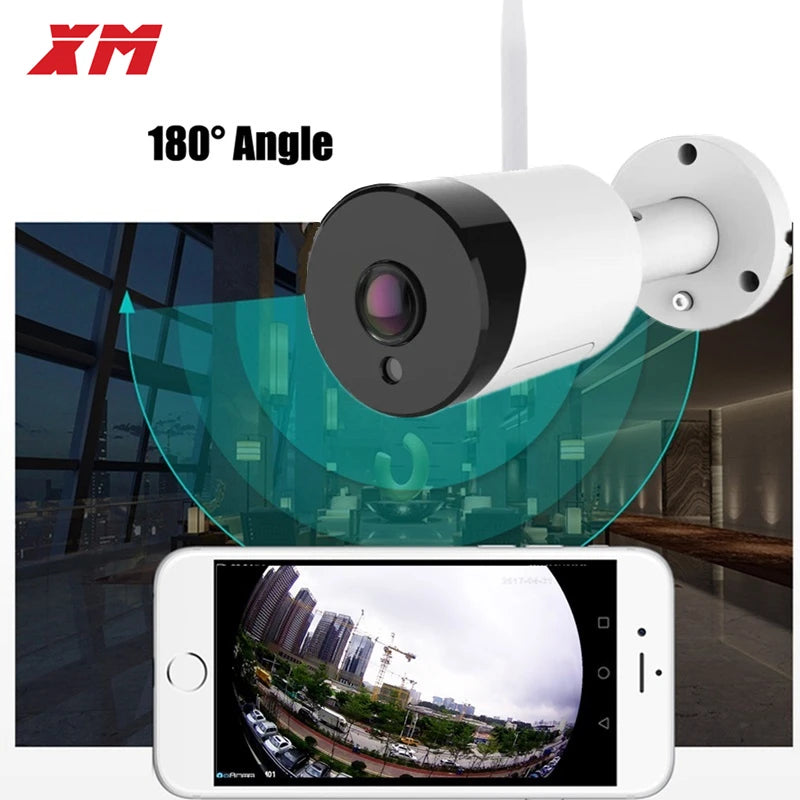 180 Degree Panoramic Fish Eye Camera &ndash; Full HD Night Vision with APP Remote Control