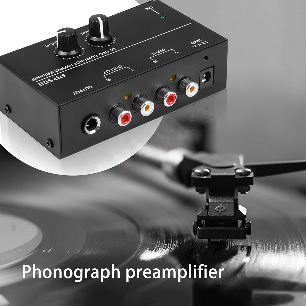 Phono Preamp Preamplifier &ndash; Level Volume Control For LP