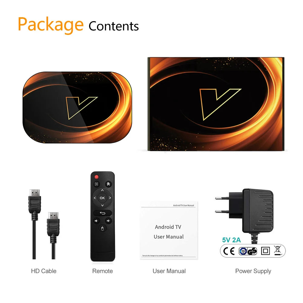VONTAR X3 - 8K Android TV Box With 4GB RAM 32GB Storage