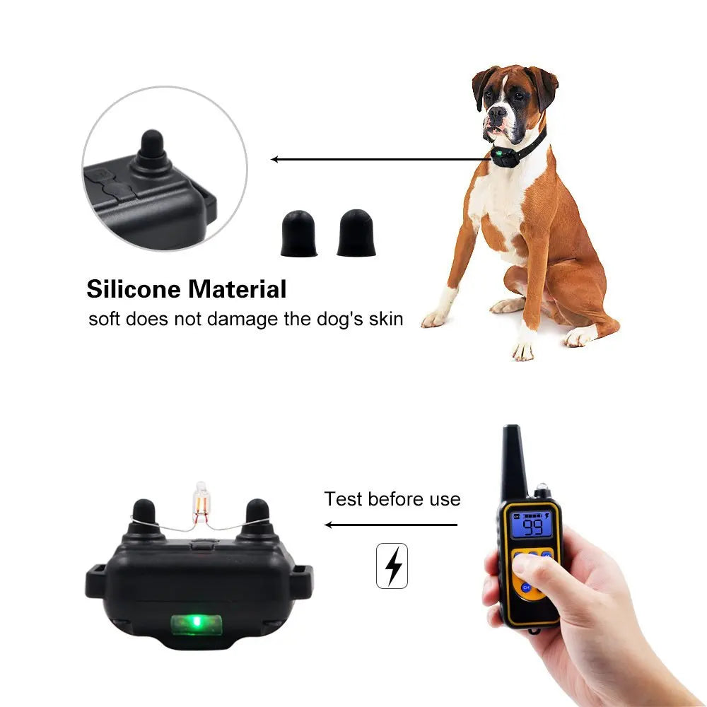 Electric Pet Dog Training Collar &ndash; Remote Control Waterproof
