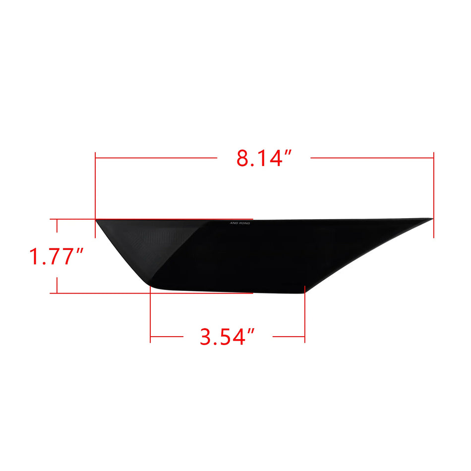 Amber White LED Side Indicator Marker Lights Black Smoked Lens for Honda Civic 2016-2020