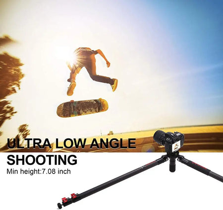 IFOOTAGE TC7 Tripod &ndash; 61-Inch Carbon Fiber Body For Cameras