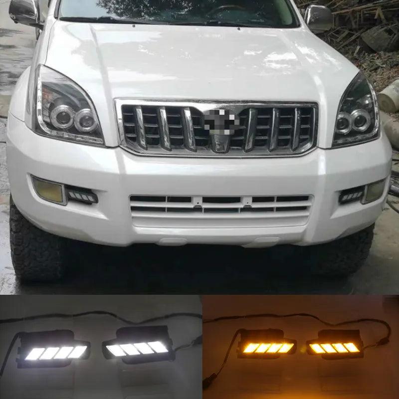 DRL per Toyota Prado 120 LC120 luci diurne a LED