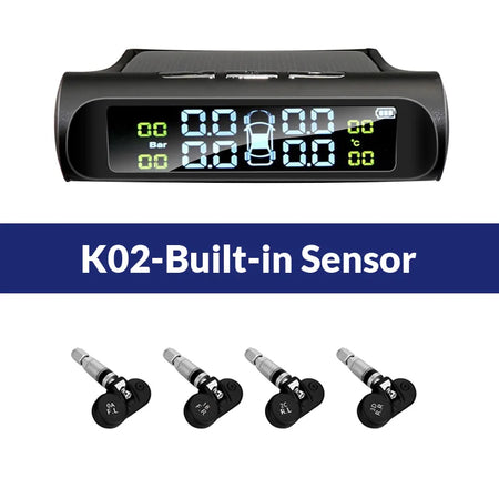 K01 &ndash; Solar Powered Tyre Pressure Monitoring System K02-Built-in Sensor