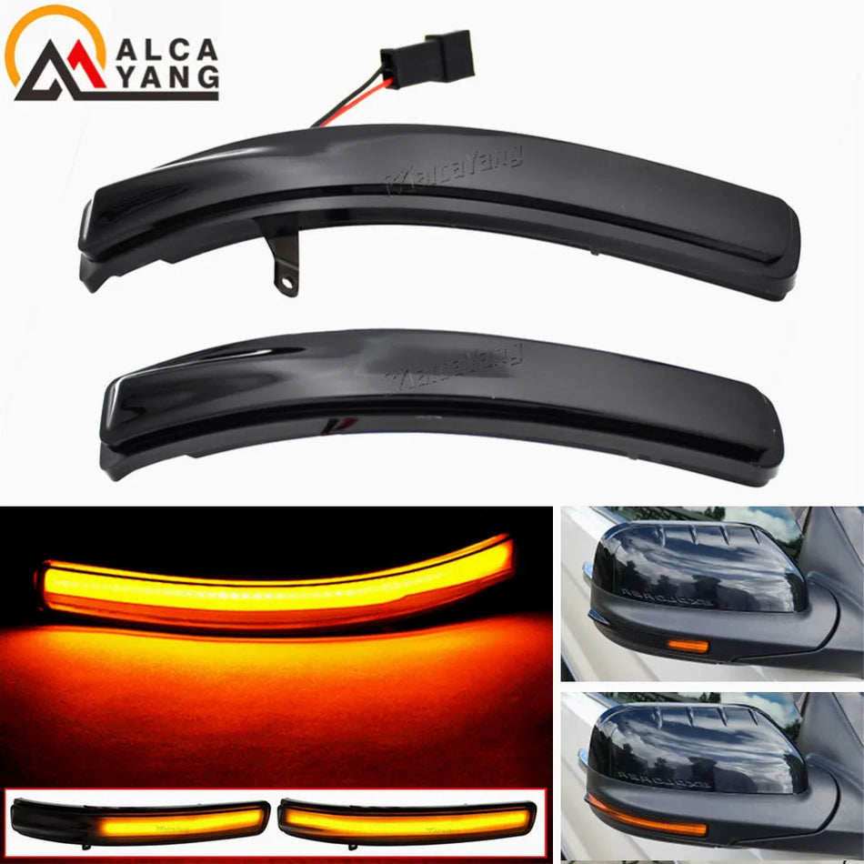 Lumières de clignotant LED séquentielles dynamiques pour Ford Explorer 2011 à 2019