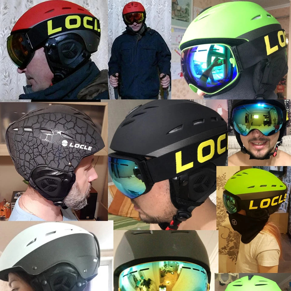 LOCLE Ski Helmet &ndash; Lightweight Design with 16 Air Vents