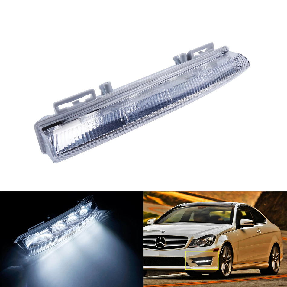 Linkes weißes LED-Tagfahrlicht für Mercedes-Benz W204 W212 R172 C207