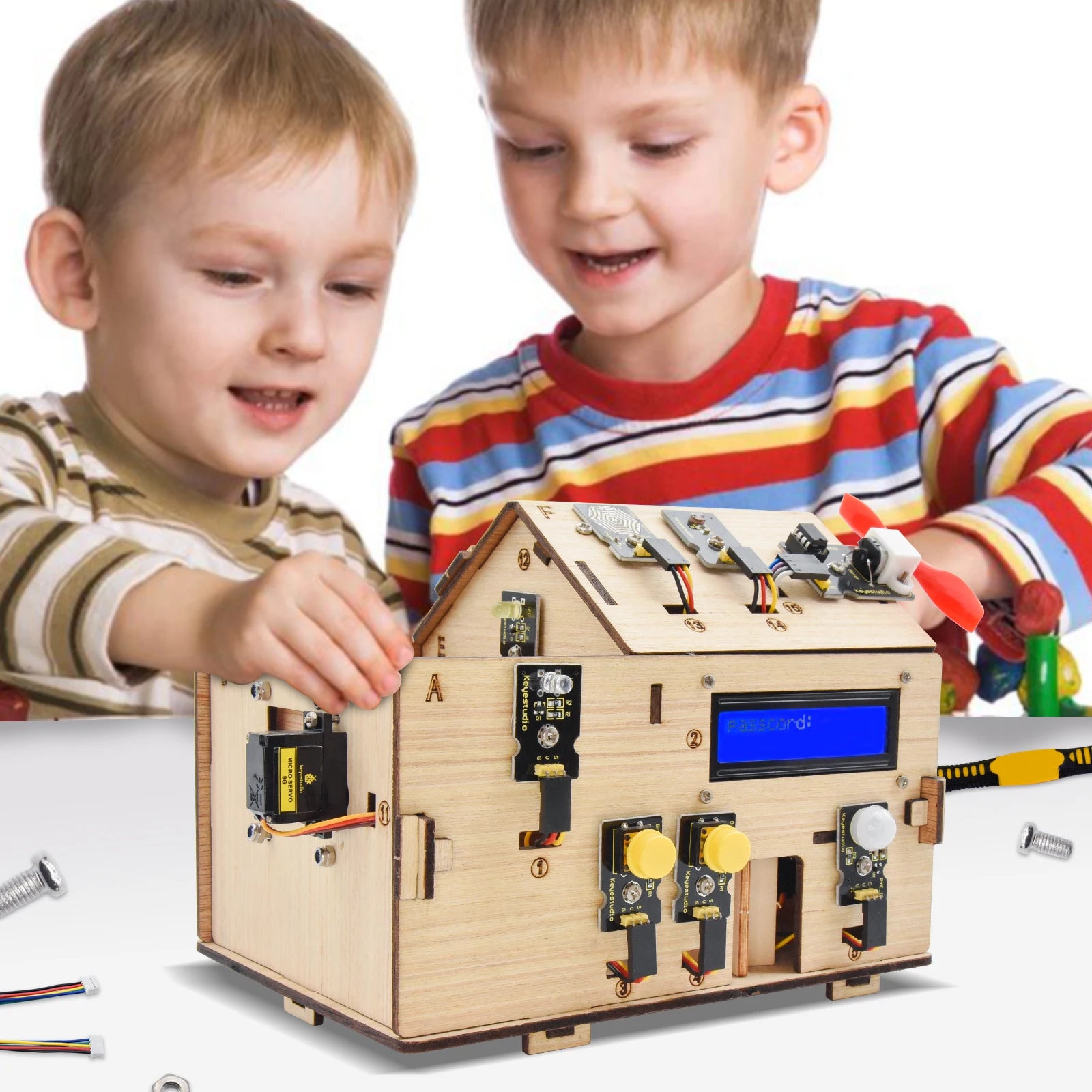 Keyestudio Smart Home Kit &ndash; Engaging STEM Learning Experience
