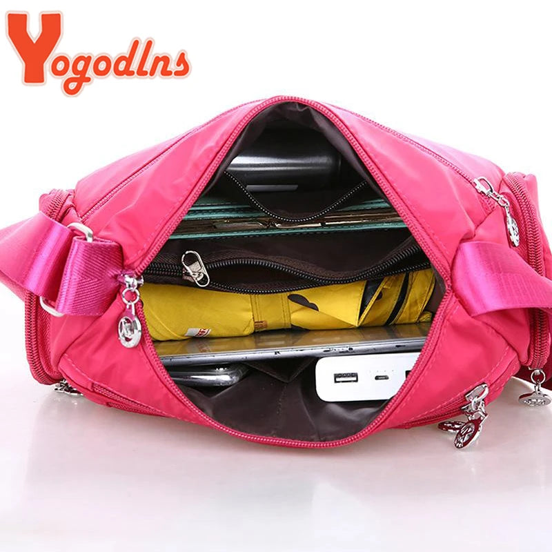 Yogodlns Waterproof Large Capacity Crossbody Bag for Women