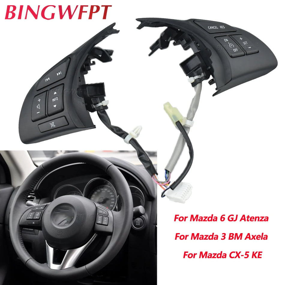 Buton de control al volanului pentru Mazda 6 GJ Atenza, Mazda 3 BM Axela, CX-5 KE
