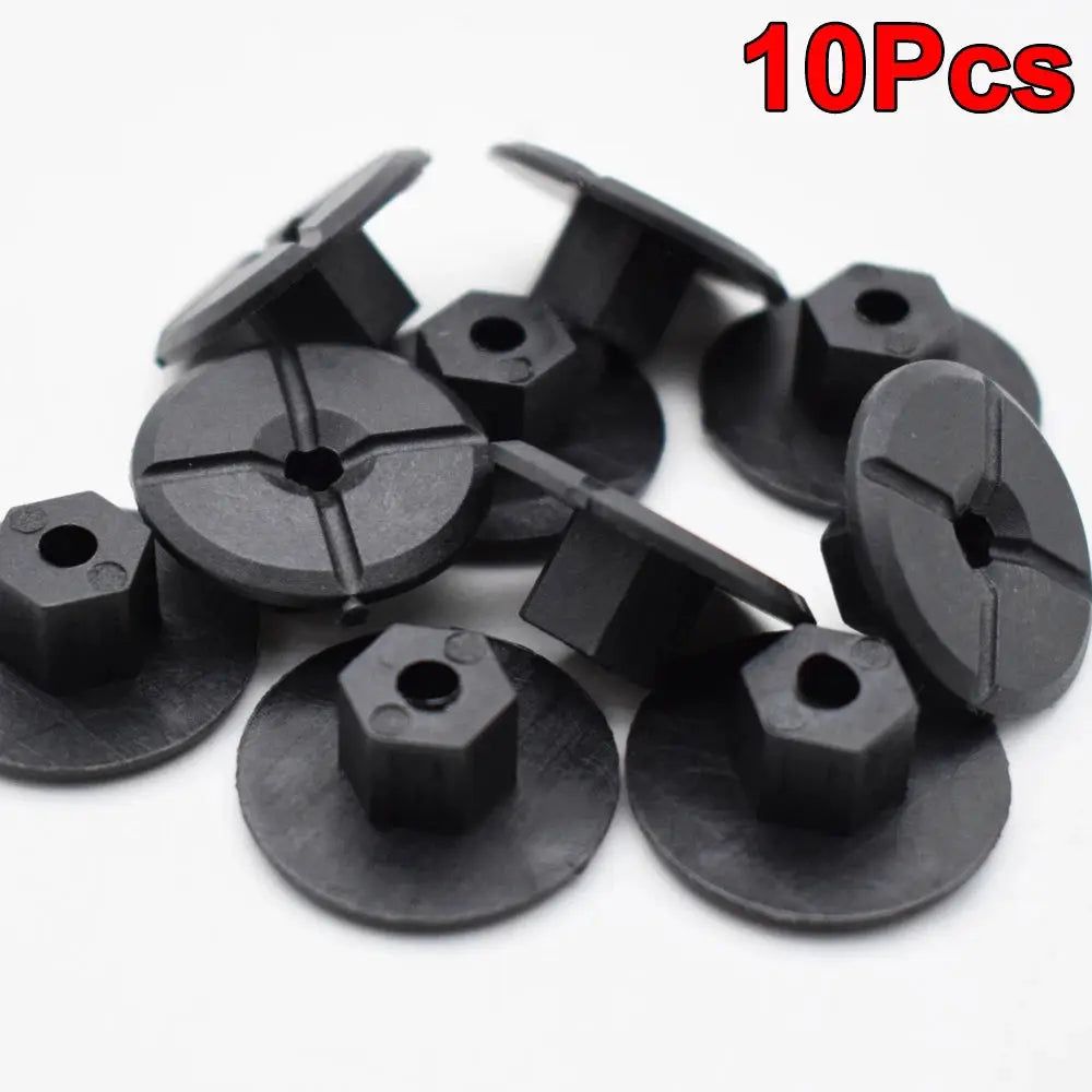 10Pcs 4mm Plastic Fastener Nut For Mercedes Benz Fender Mud Flap Splash Guard Wheel Arch Bumper Panel Retainer Clip Rivet by InterCyprus Trading Ltd