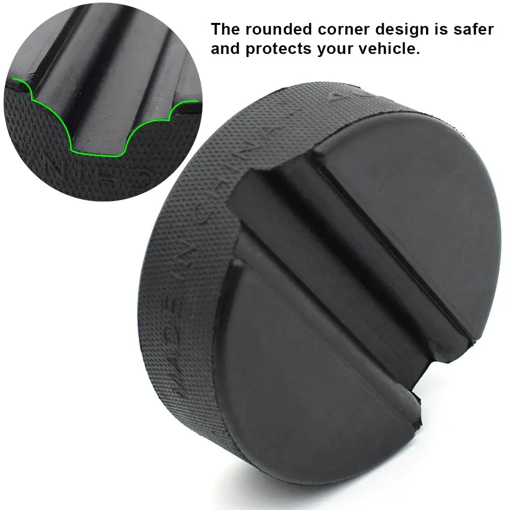 Rubber Jack Pad Support Pinch Weld Slotted Floor Frame Adapter Jacking Trolly Car Removal Repair Tool For VW Audi Seat Skoda by InterCyprus Trading Ltd