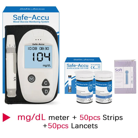 Accu Blood Glucose Meter &ndash; Accurate Blood Sugar Monitoring mg Meter 50Test / CHINA