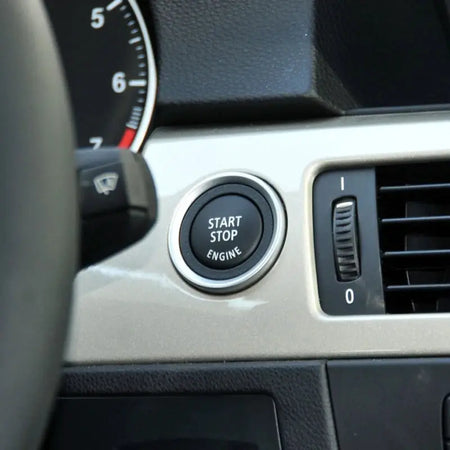 Engine Ignition Switch Start Stop Button Cover For BMW E Series 3S X1 X5 X6 Z4 E70 E71 E72 E90 E91 E92 E93 E84 E60 E89 by InterCyprus Trading Ltd