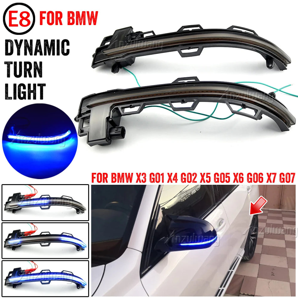 LED Side Mirror Indicators For BMW X3 G01 X4 G02 X5 G05 X6 G06 X7 G07