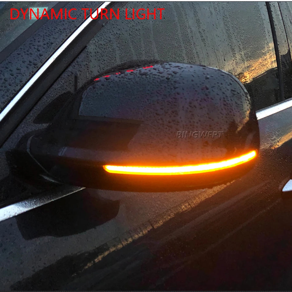 Dynamicowe LED-owe światła kierunkowskazów w lusterkach bocznych do Audi Q5 SQ5 8R Q7