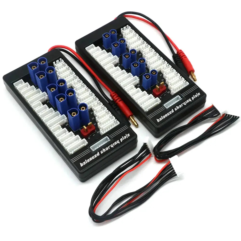 Multi 2S-6S Lipo Parallel Balanced Charging Board EC3 EC5 Plug For RC Battery Charger B6AC A6 720i Parallel Charging Plate Board by InterCyprus Trading Ltd