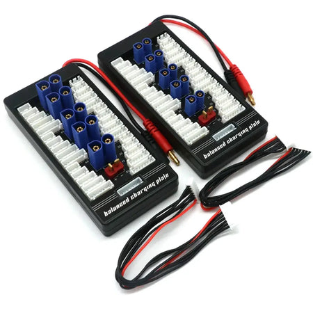 Multi 2S-6S Lipo Parallel Balanced Charging Board EC3 EC5 Plug For RC Battery Charger B6AC A6 720i Parallel Charging Plate Board by InterCyprus Trading Ltd