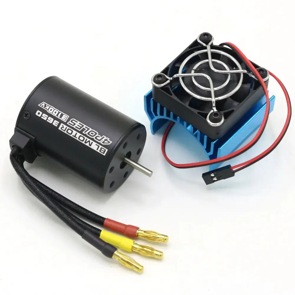 RC Motor 3650 3100KV / 3900KV / 4300KV / 5200KV Brushless Motor & 45A 60A 80A 120A ESC Combo Set for 1:10 RC Car RC Boat Part by InterCyprus Trading Ltd