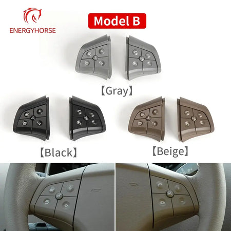 For Mercedes W164 W245 W251 Steering Wheel Switch Control Buttons Car Multi-function Switch Buttons For Benz GL ML R B Class by InterCyprus Trading Ltd