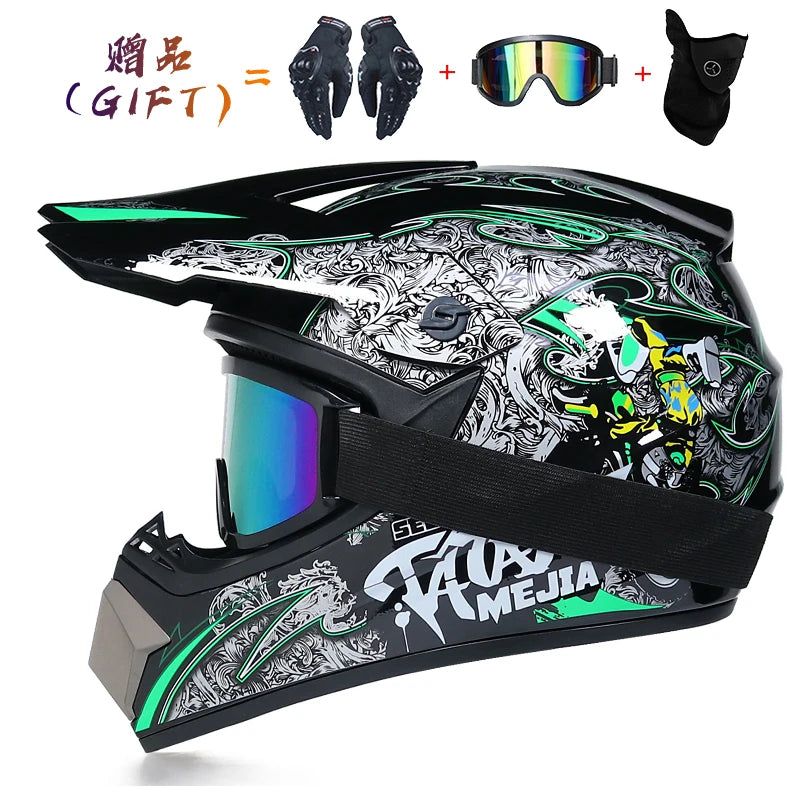 Orz Kids Motocross Helmet - Durable ABS Off-Road Safety