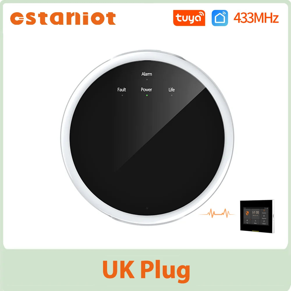 Ostaniot Tuya 433MHz Gas Leak Detector &ndash; High Sensitivity GS020-GasDetector-UK / CHINA