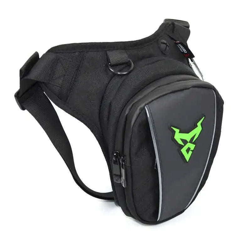 Motorcycle Drop Waist Leg Bag &ndash; Waterproof Tactical Design Green Remark