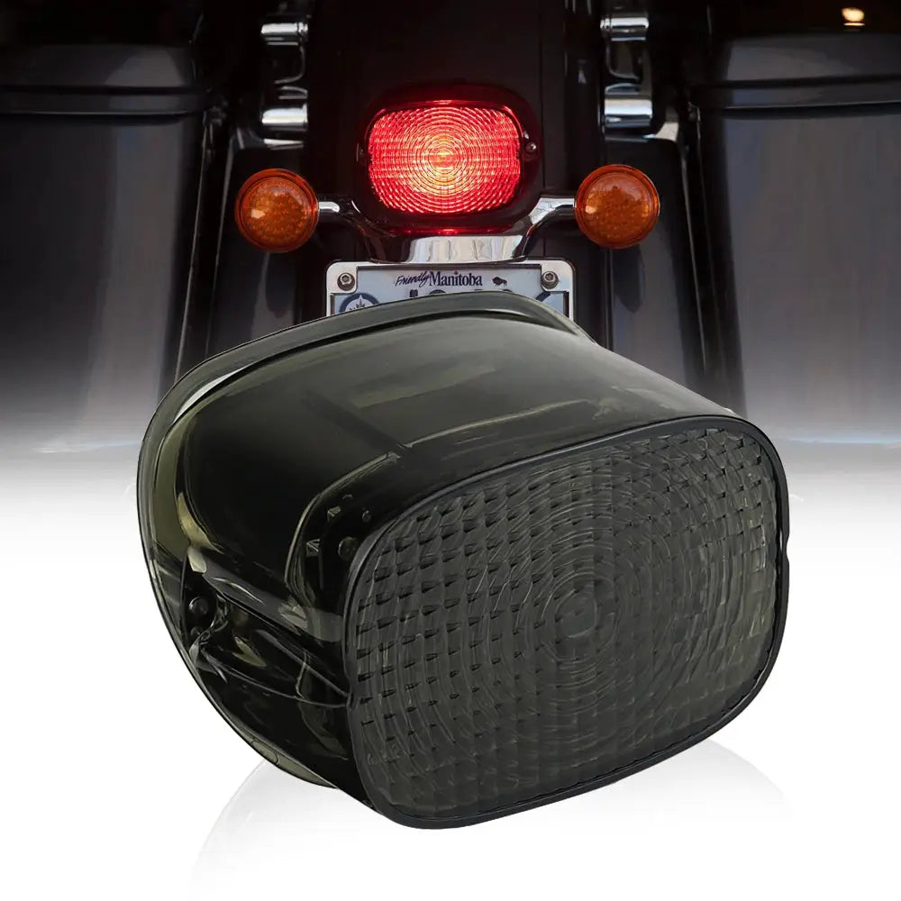 LED Rear Tail Light Motorcycle Taillights Brake Driving Light for 1999-Up Big Twin or Sportster models by InterCyprus Trading Ltd