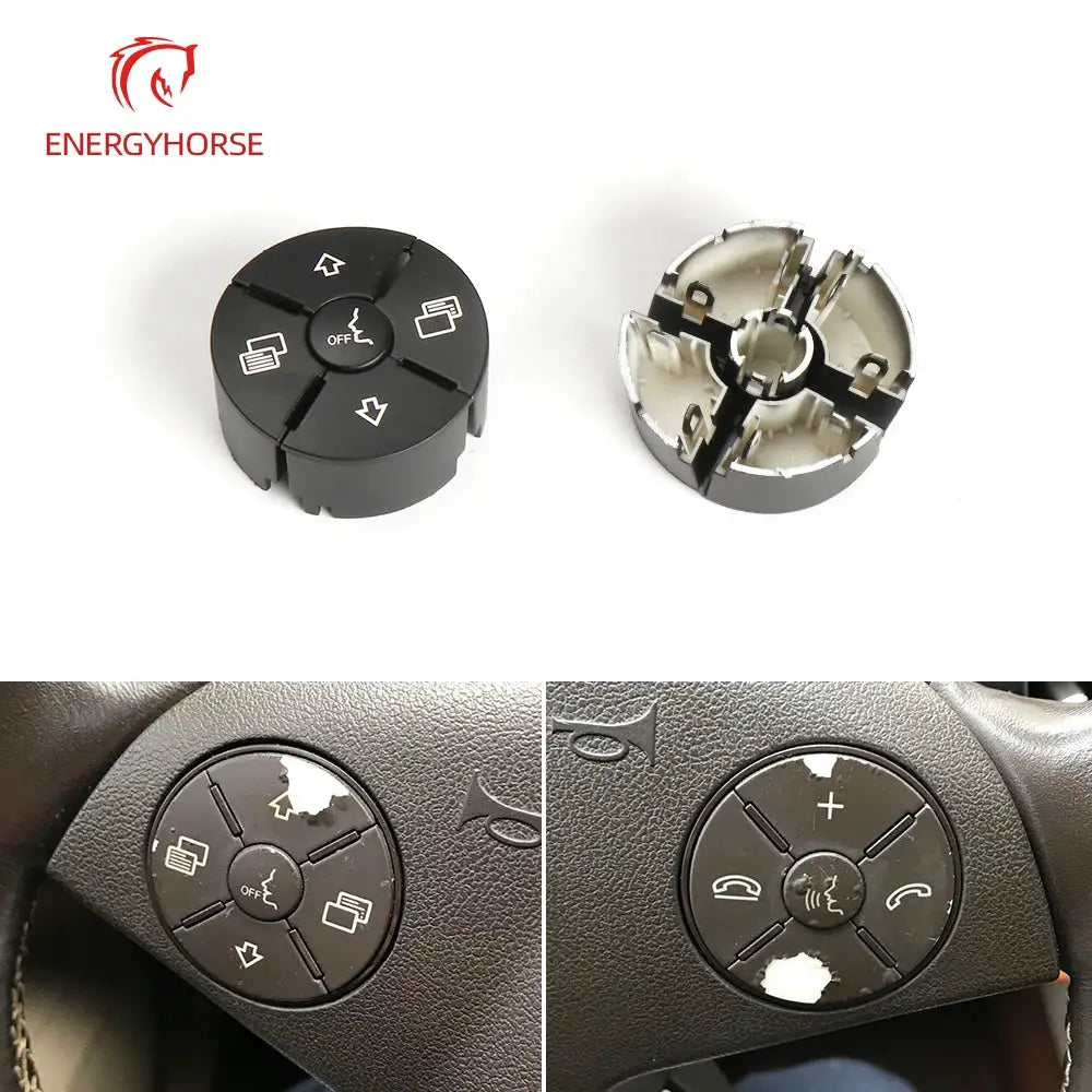 For Mercedes W164 W251 Car Multi-function Steering Wheel Key Control Knob Button Cover For Benz ML GL R Class 1648700558 by InterCyprus Trading Ltd