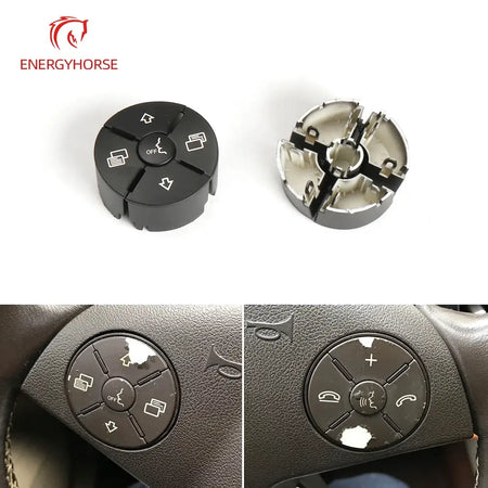 For Mercedes W164 W251 Car Multi-function Steering Wheel Key Control Knob Button Cover For Benz ML GL R Class 1648700558 by InterCyprus Trading Ltd