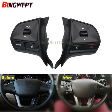 New Car Steering Wheel Control Button For KIA K2 RIO 2011-2014 Audio Bluetooth Phone Volume Switch Replace Auto Parts by InterCyprus Trading Ltd