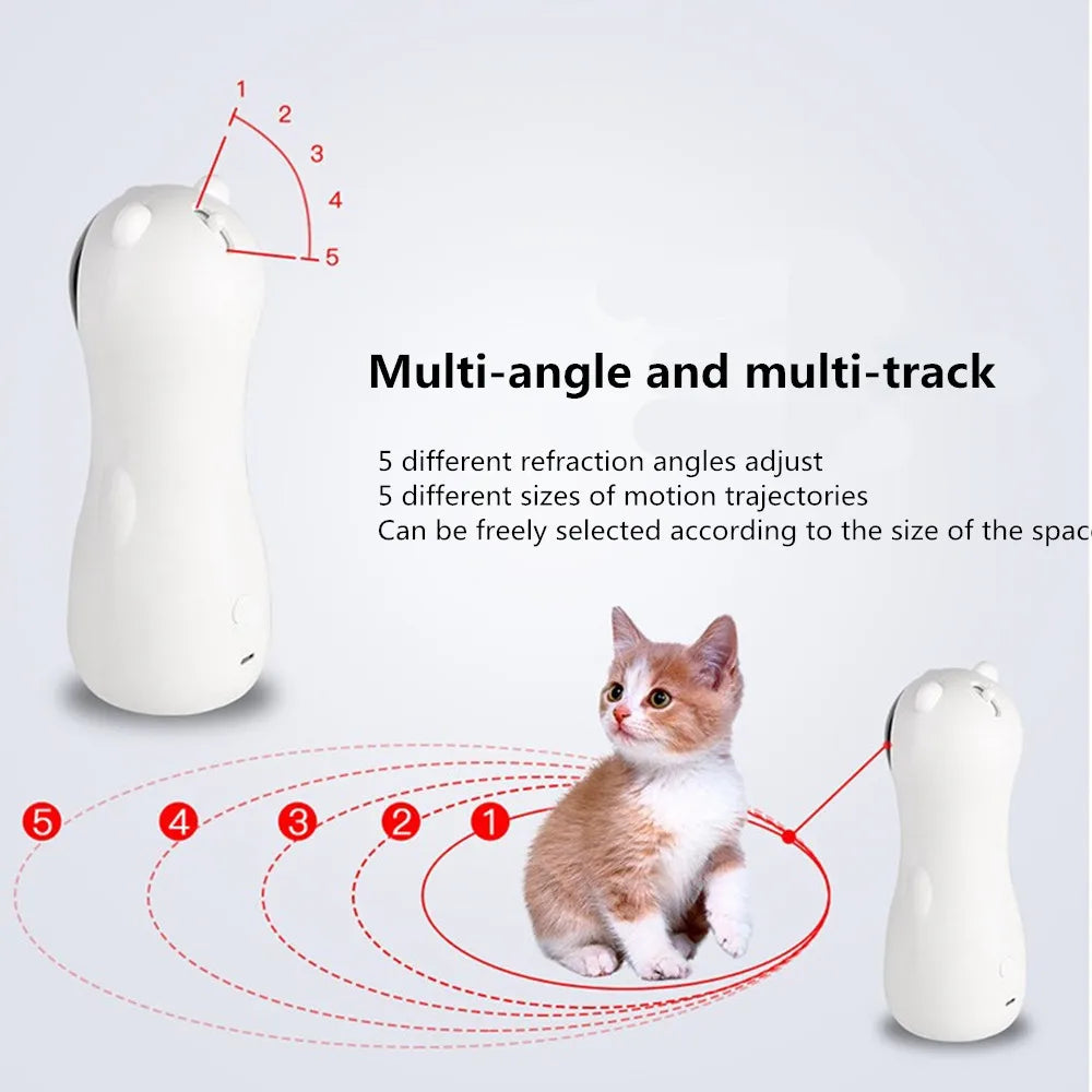 Multi-Angle Cat LED Laser Toy &ndash; Auto Rotating Laser Fun