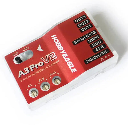 HobbyEagle A3 Pro / A3 Pro V2 Aeroplane RC Flight Controller Stabilizer System Stabilizer Gyro for RC Airplane Fixed-wing Copter by InterCyprus Trading Ltd