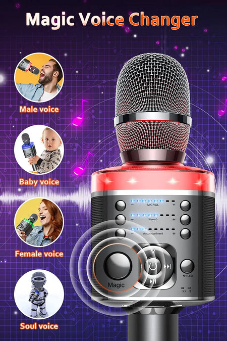 Karaoke Microphone Bluetooth Wireless Mic &ndash; Ultra Portable