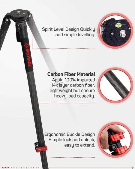 IFOOTAGE Gazelle TA5S TC5S TA6S TC6S Tripod &ndash; Carbon Fiber